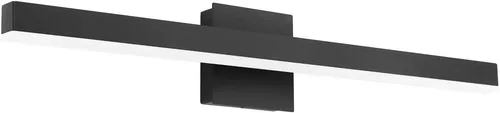 Vista 11 de Aipsun - Lámpara LED para baño moderna, color negro
