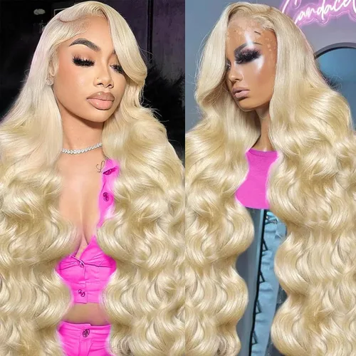 Vista 12 de Pelucas de cabello humano lacio para mujeres negras, encaje frontal de 13 x 4 pulgadas, previamente despuntada, sin pegamento, HD frontal, negro