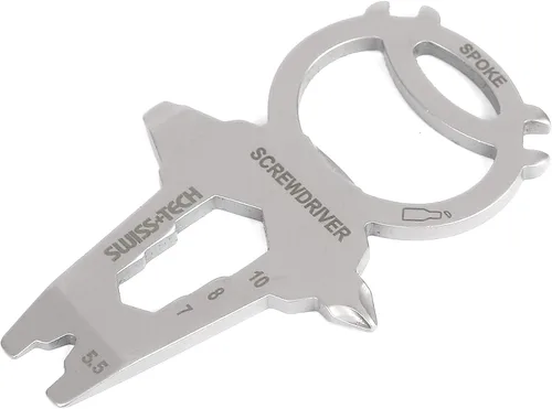 Vista 2 de SWISS+TECH ST029011 10-in-1 Every Day Carry (EDC) Multi-herramienta, estilo tarjeta (paquete individual)