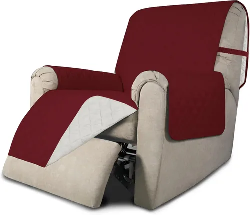 Vista 287 de Easy-Going - Funda reversible para sofá, resistente al agua, con varillas de espuma y correas elásticas, protector de muebles para mascotas y perros