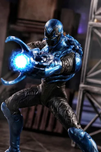 Vista 6 de McFarlane Toys - Figura de acción DC Multiverse Blue Beetle (película de escarabajo azul) de 7 pulgadas