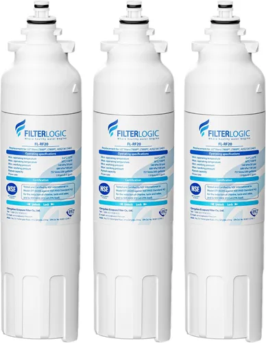 Vista 11 de Filterlogic Filtro de agua para refrigerador ADQ73613401, repuesto para LG® LT800P®, LT800PC, ADQ736134, ADQ73613402, LSXS26326S, LSXS26366S
