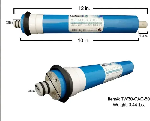 Vista 4 de PureT TW30-CAC-50, etapa 3 RO membrana TFM 50 galones por día - Certificado NSF - Filtro de repuesto Culligan serie CAC para AC-30, AC-15 RO System
