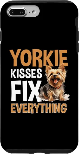 Vista 12 de Funda para iPhone 13 Pro Max Yorkshire Terrier Dog Yorkie - Yorkie kisses arreglar todo