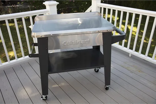 Vista 4 de Cuisinart CPT-194 Mesa de preparación de parrilla de acero inoxidable para exteriores