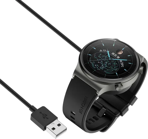 Vista 5 de Compatible con Huawei Watch GT3 Pro Cable de carga USB de repuesto, cargador USB AWADUO Cables magnéticos de carga para Huawei Watch D para hombres