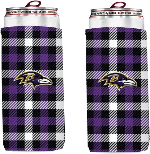 Vista 21 de Paquete de 2 soportes para latas de fútbol de 12 onzas, delgado y delgado, aislador de bebidas Huggie Cooler Coozies (Arizona (cardenales))