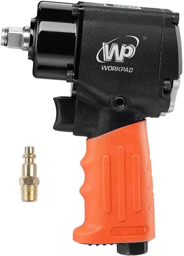 Vista 2 de WORKPAD - Mini llave de impacto neumática de 1/2 pulgada con martillos gemelos, herramientas neumáticas