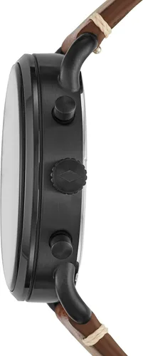Vista 2 de Fossil Commuter - Reloj de cuarzo para hombre de acero inoxidable y piel estilo casual