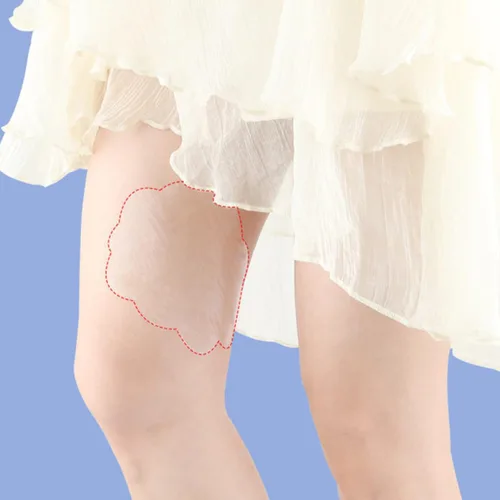 Vista 5 de 10pcs Thigh Chafing Prevention Covers Anti-Friction Body Patches Breathable Adhesive for Inner Thigh Skin Protection During Sports and Outdoor