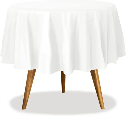 Vista 66 de Party Dimensions Mantel de plástico negro, paquete de 12 manteles rectangulares desechables de 54 x 108 pulgadas para mesas de 6 a 8 pies