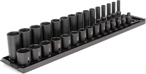 Vista 15 de TEKTON Juego de llaves de impacto de 3/8 pulgadas, 9 piezas SID91100
