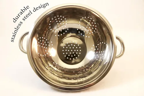 Vista 2 de ExcelSteel Colador de acero inoxidable., Stainless