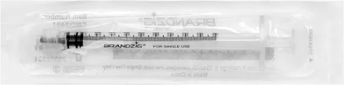 Vista 3 de Jeringa Luer Lock de 1ml (sin aguja) - Estéril, envuelta individualmente - Paquete de 100 - para uso profesional y personal