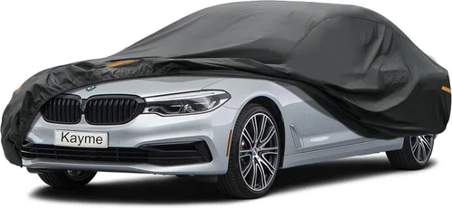 Vista 29 de Kayme Cubierta de auto SUV de 7 capas ajuste personalizado para BMW X1 (2009-2025), impermeable, para todo tipo de clima, para automóviles, cubierta