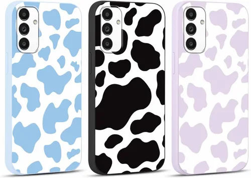 Vista 18 de Pack de 2 fundas con estampado de guepardo para Samsung Galaxy A03s 4G de 6.5", fundas de diseño de patrón de leopardo de lujo, de silicona suave