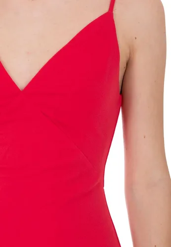 Vista 4 de GUESS Vestido largo Ramsha con micro correas para mujer