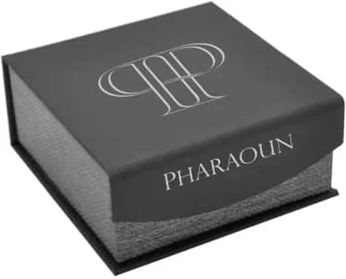 Vista 5 de Pharaoun - Colgante de plata de ley 925 con circonita cúbica redonda de 78 pulgadas con cúpula para cóctel, Metal Metal Piedra preciosa, circonita