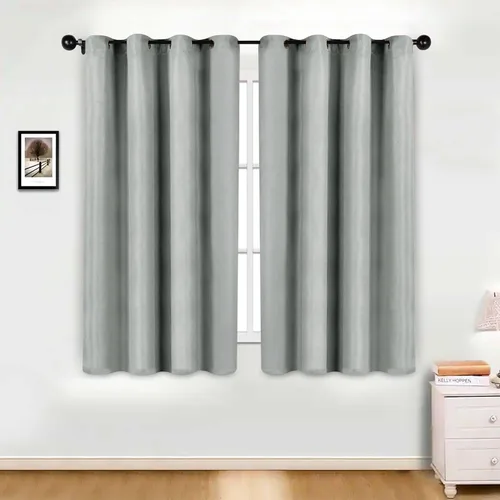 Vista 31 de Superior Cortinas opacas, aisladas, cortinas con bloqueo solar para dormitorio, sólidas, texturizadas, ventana de sala de estar, tejido térmico