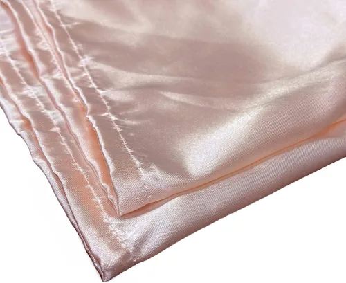 Vista 4 de YOUR CHAIR COVERS - Mantel rectangular de satén de 60 x 102 pulgadas - Mantel rectangular de satén brillante para mesas rectangulares de 6 pies