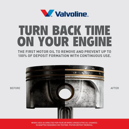 Vista 6 de Valvoline Restore & Protect Aceite de motor sintético 5W-30 de 5 cuartos de galón, caja de 3