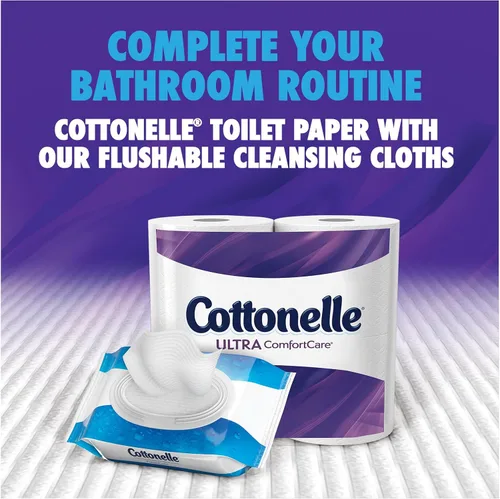 Vista 7 de Cottonelle Ultra ComfortCare Big Roll Toilet Paper, Bath Tissue, 12 Toilet Paper Rolls