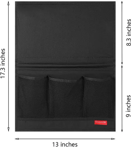 Vista 2 de Organizador de Almacenamiento para Mesita de Noche, Caddy para Mesita de Noche, Organizador de Almacenamiento de Armario de Mesa, Control Remoto