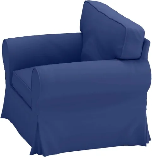 Vista 8 de Funda de repuesto para silla Ektorp de algodón, hecha a medida, compatible con la funda de sillón Ektorp de IKEA, el juego de fundas solo se ajusta