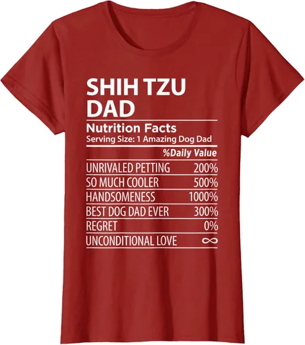 Vista 72 de Shih Tzu Dad - Camiseta divertida para dueño de perro Shih Tzu, Negro