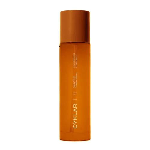 Vista 9 de CYKLAR Aceite corporal con vitamina C para mujeres y hombres. Suero corporal hidratante con aroma a Neroli Desnudo para una piel radiante.