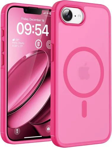 Vista 31 de TOCOL Funda para iPhone 17e, compatible con Magsafe, protección militar contra caídas, delgada, translúcida, mate, a prueba de golpes, para iPhone