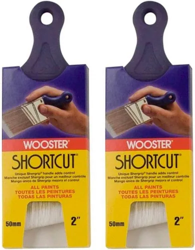Vista 24 de Wooster Brush Q3211-2 - Pincel de ángulo de acceso directo (2 pulgadas), color blanco