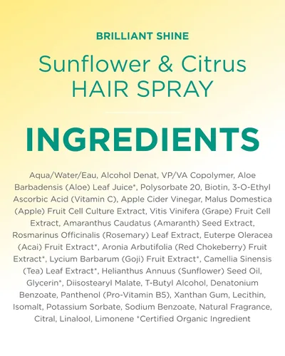 Vista 8 de Atomizador para cabello brillante de Andalou Naturals, 8.2 onzas líquidas