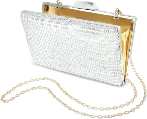 Vista 6 de Aheli Clutch Purses Gift for Women Wedding Handmade Evening Handbags Party Bridal Clutch