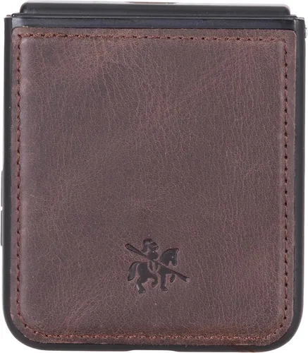 Vista 3 de VENITO Lucca - Funda para Samsung Galaxy Z Flip 6, hecha a mano, máxima protección con piel de grano completo, funda de alta calidad para Samsung