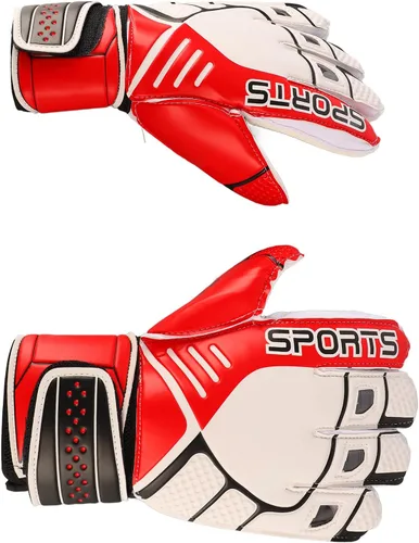 Vista 3 de ZJchao Guantes de portero de fútbol duraderos de látex antideslizantes para adultos, material de malla con diseño de malla de primera calidad