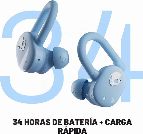 Vista 2 de Skullcandy Auriculares inalámbricos Push Play Active - Azul preppy