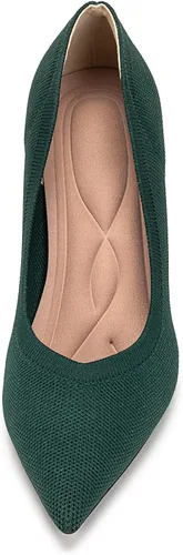 Vista 6 de Zapatos de tacón bajo con punta puntiaguda para mujer