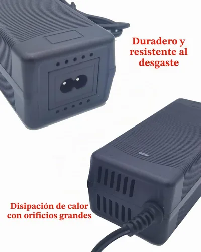 Vista 5 de Cargador de patinete eléctrico Suptopone 4 clavijas para Ninebot S/S-MAX/Mini PRO/Mini lite, cargador de batería de conector de 4 pines 63V 2A