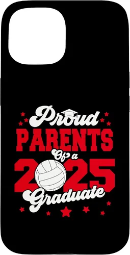 Vista 6 de iPhone 16 Parents of a 2025 Graduate Prom Graduation 25 VolleyBall Case
