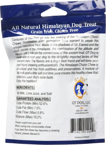 Vista 4 de Churpichews Masticable natural de larga duración para perros, mediano, 2.5 onzas, 1 pieza