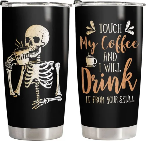 Vista 9 de 34HD Witch Queen 20 oz Tumbler Gothic Villain Dark Rose Gifts for Women Backwiches queen