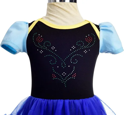 Vista 3 de Lito Angels Disfraz de princesa para bebés y niñas, enterizo para Halloween, Navidad
