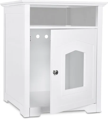 Vista 4 de Caja de desechos para mascotas de diseño ARF Pets, mueble con forma de caja con mesa