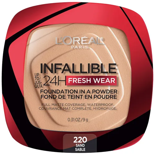 Vista 19 de L'Oréal Paris Infallible - Base de maquillaje en polvo, 24 horas de uso, impermeable, ámbar profundo, paquete de 3