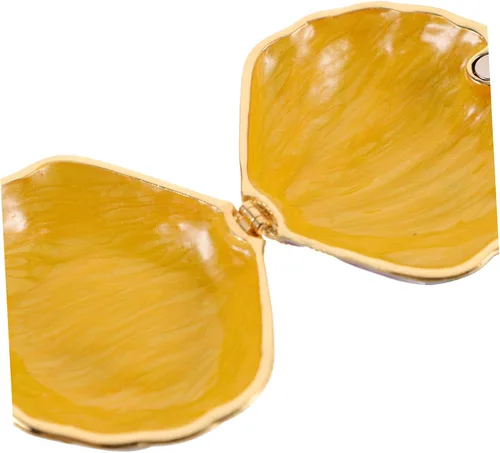Vista 8 de LIFKOME Joyero para mujer, bandeja para anillos, cajas de joyería para mujer, decoración del océano, plato de baratija, caja de joyería morada, caja