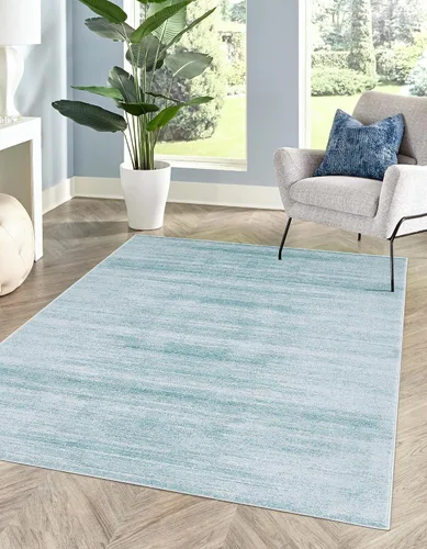 Vista 25 de Unique Loom Uptown Collection - Alfombra Madison Avenue (8 x 10 pies, rectangular, marrón y marfil)