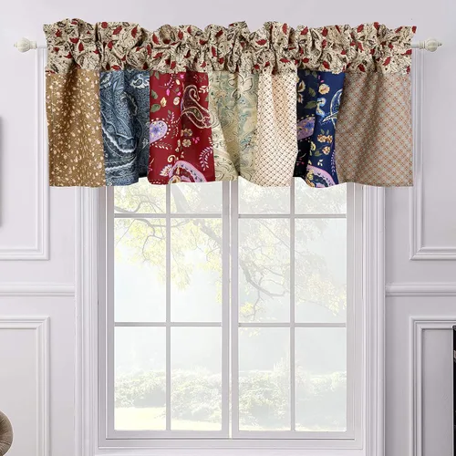 Vista 33 de Cozy Line Home Fashions Juego de ropa de cama reversible con diseño de mosaico real Brody Farmhouse Chocolate Plaid a rayas, colcha colcha