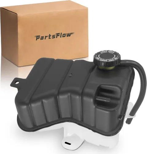 Vista 12 de PartsFlow Tanque de depósito de refrigerante con tapa compatible con Chevrolet Silverado GMC Sierra Cadillac Escalade Yukon 603-054 22797286