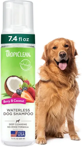 Vista 13 de TropiClean Champú sin enjuague sin agua para gatos Tratamiento para la caspa Champú seco hidratante para pieles secas Fabricado en EE. UU.